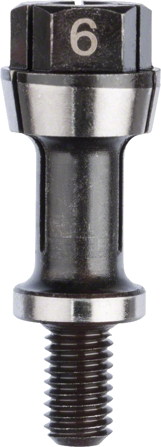 Collet with locking nut