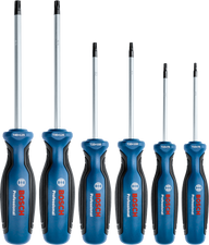 Screwdriver Set 6pc TX