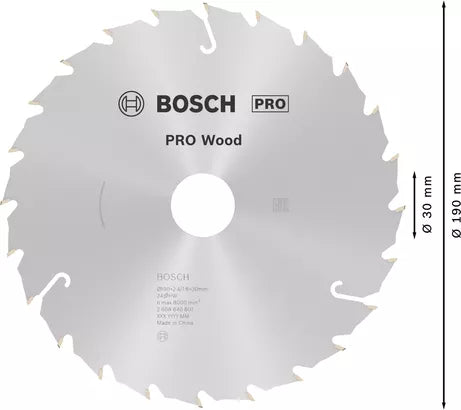 Circular saw blade Speedline Wood (1.0 ) PRO Wood Circular Saw Blade (190 / 24 / 2.4)