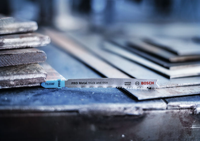 Pilový plátek pro přímočaré pily PRO Metal thick and thin T123XF, 100 mm, 5 ks (5,0 Ks) PRO Metal thick and thin T123XF Jigsaw Blade, 100 mm, 5 pcs (5.0 )