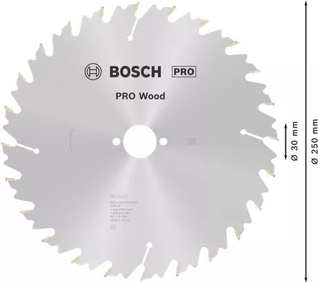 Circular saw blade Speedline Wood PRO Wood Circular Saw Blade (250 / 24 / 3.2)