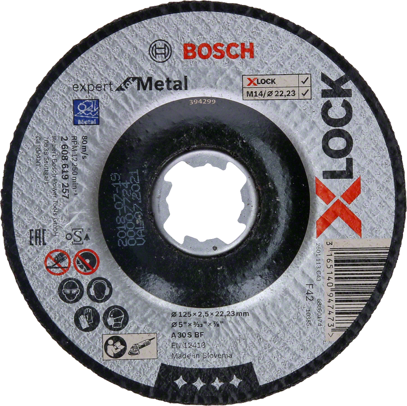 Grinding disc Expert for Metal - depressed center X-lock Grinding disc Expert for Metal - depressed center X-lock