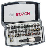 32-piece screwdriver bit set PH, PZ, H, T and Quick Change Universal Holder