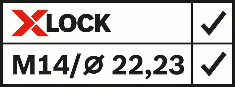 X-LOCK Standard for Inox 10x115x1x22.23mm Straight Cutting Subbrand