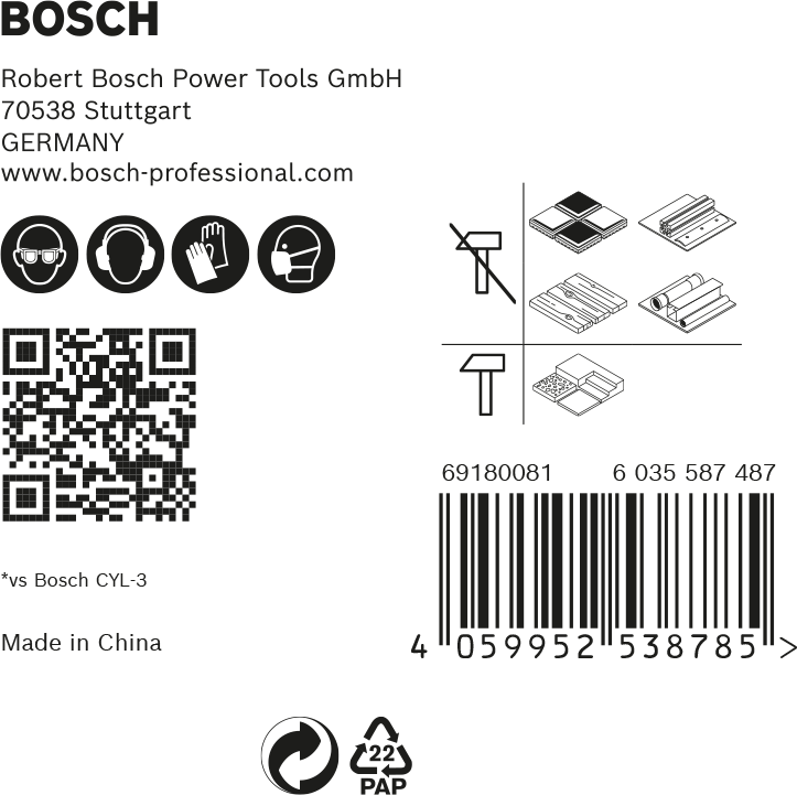 EXPERT HEX-9 MultiConstruction Bit Sets (3 Pcs)