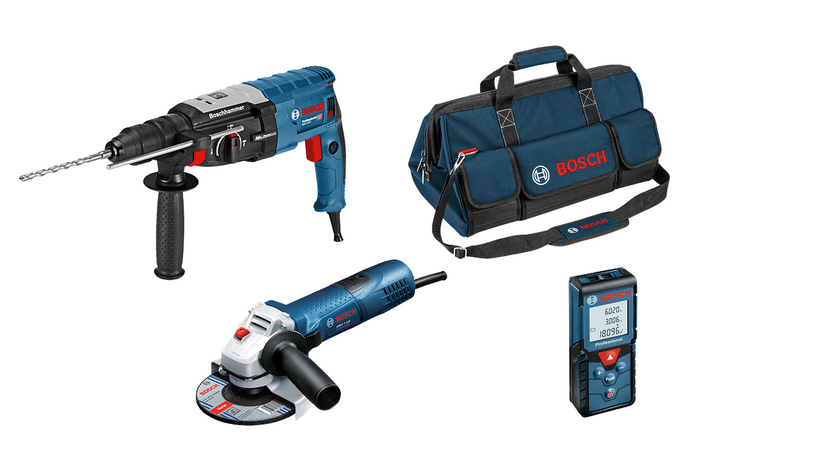 Profesionální sada: GBH 2-28 F + GWS 7-125 + GLM 40 + taška Profesionální sada: GBH 2-28 F + GWS 7-125 + GLM 40 + taška