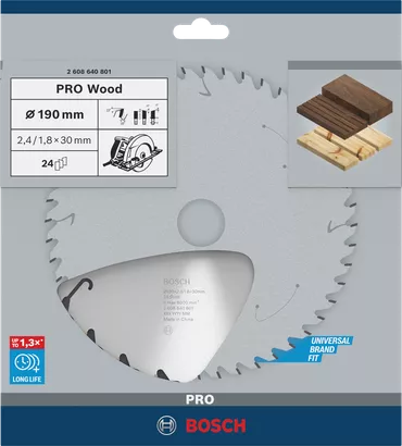 Circular saw blade Speedline Wood (1.0 ) PRO Wood Circular Saw Blade (190 / 24 / 2.4)