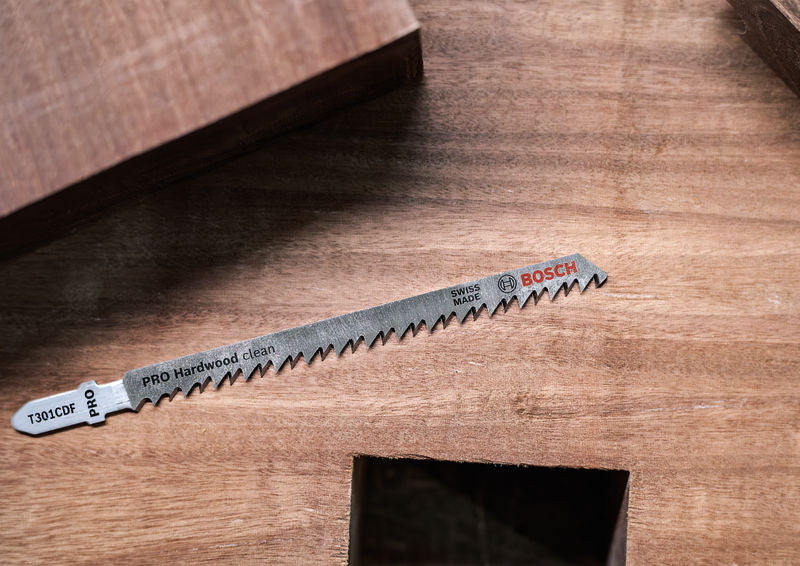 Pilový plátek pro přímočaré pily PRO Hardwood clean T301CDF 117 mm, 5 ks PRO Hardwood clean T301CDF Jigsaw Blade, 117 mm, 5 pcs