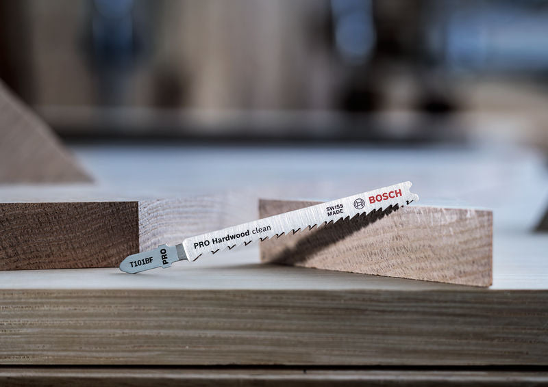 Pilový plátek pro přímočaré pily PRO Hardwood clean T101BF 100 mm, 5 ks (5,0 Ks) PRO Hardwood clean T101BF Jigsaw Blade, 100 mm, 5 pcs (5.0 )