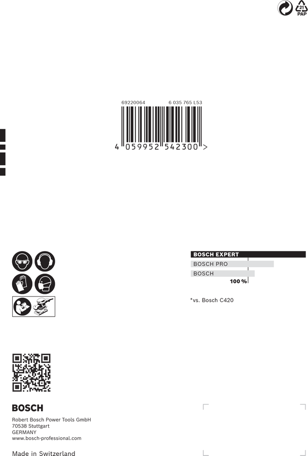 EXPERT C470 Sandpaper (10 Pcs) EXPERT C470 Sandpaper (10 Pcs)