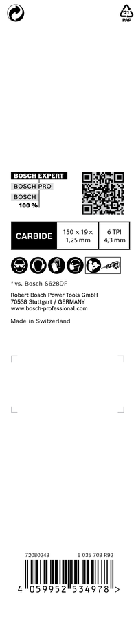 EXPERT ‘Fiber Plaster’ S 641 HM Blades EXPERT ‘Fiber Plaster’ S 641 HM Blades