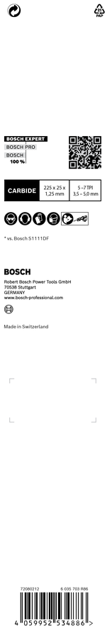 EXPERT ‘Wood with Metal Demolition’ S 1167 XHM Blades (3 Pcs) EXPERT ‘Wood with Metal Demolition’ S 1167 XHM Blades (3 Pcs)