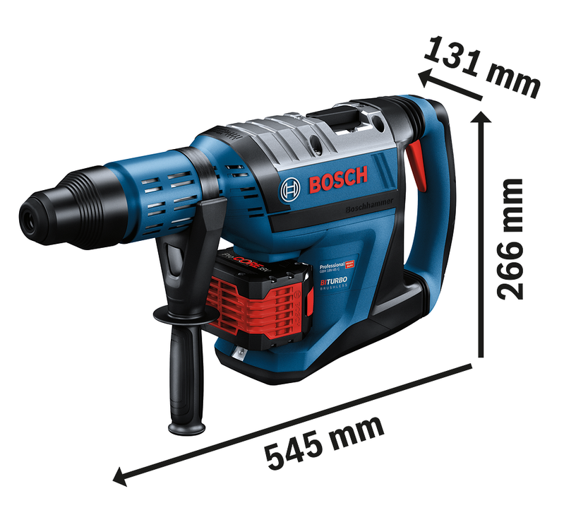 Cordless Rotary Hammer BITURBO with SDS max GBH 18V-45 C