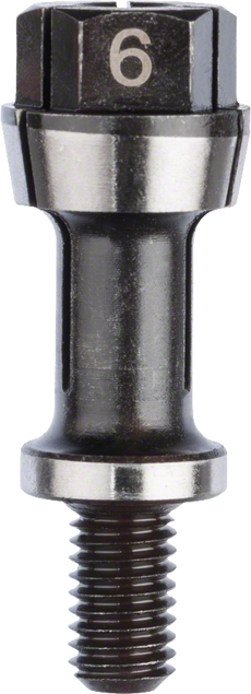 Collet with locking nut