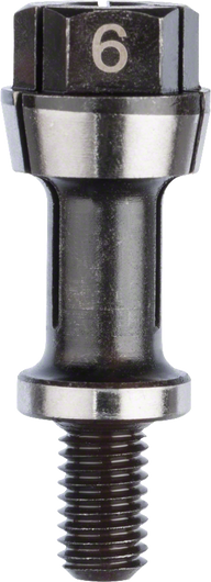 Collet with locking nut