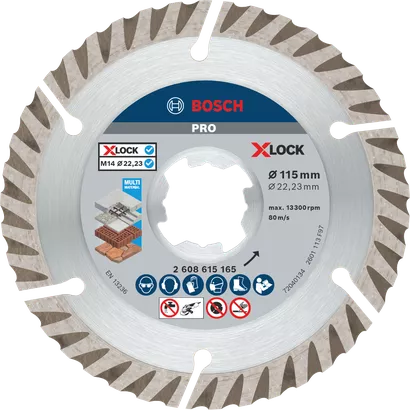 PRO Multi Material X-Lock Diamond Disc