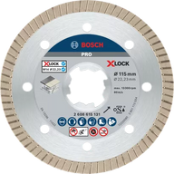 Diamantový dělici kotouč PRO Ceramic X-LOCK, 115×22,23×1,4×7 (115 / 22,23 / 1.4)