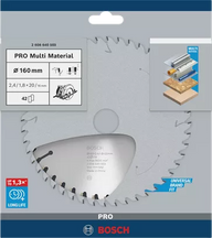 PRO Multi Material Circular Saw Blade (160 / 42 / 2.4)