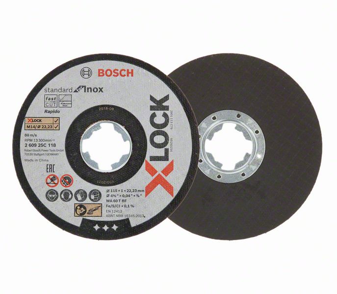 5x řezací kotouč Standard for Inox X-LOCK