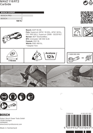 EXPERT MAVZ 116 RT2 Sanding Plate