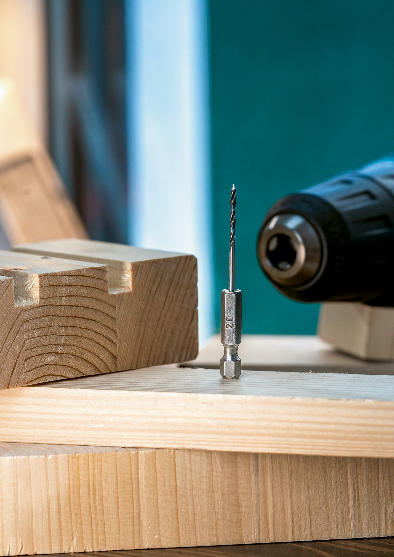 Brad Point Drill Bit Hex Shank