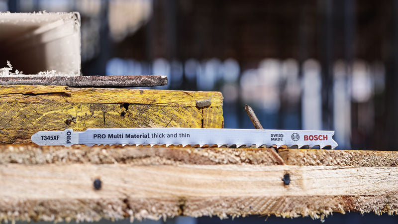 PRO Multi Material thick and thin T345XF Jigsaw Blade, 132 mm, 5 pcs (5.0 )