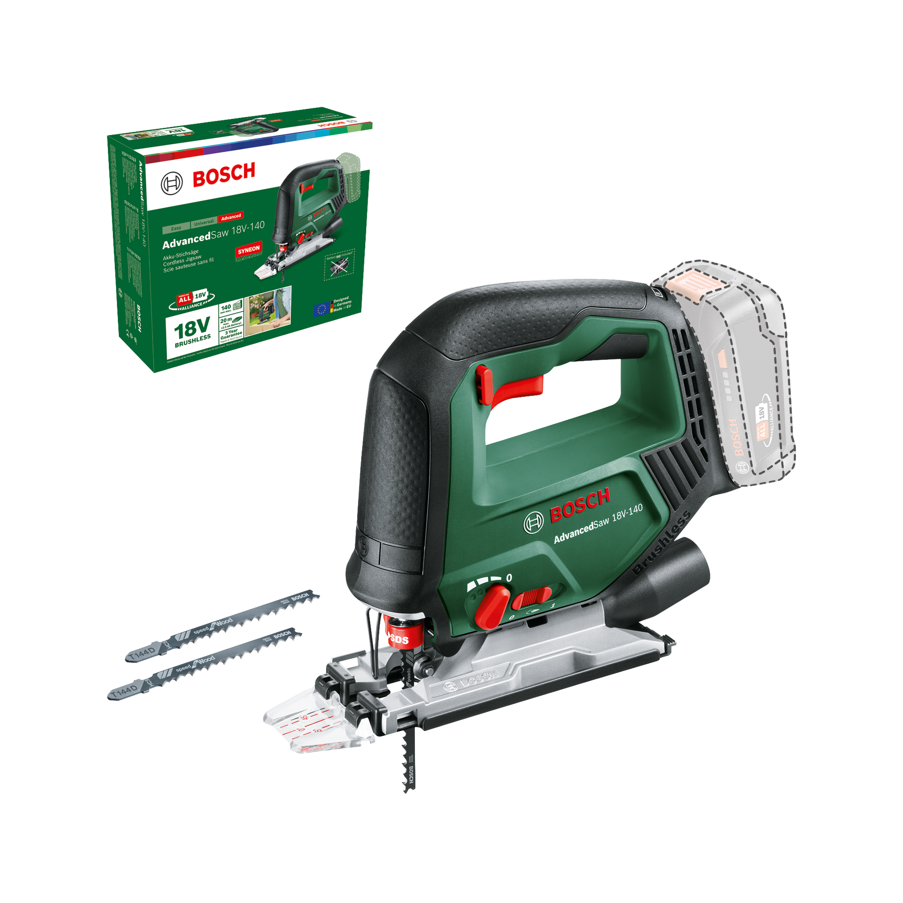 [product image, scope of delivery]