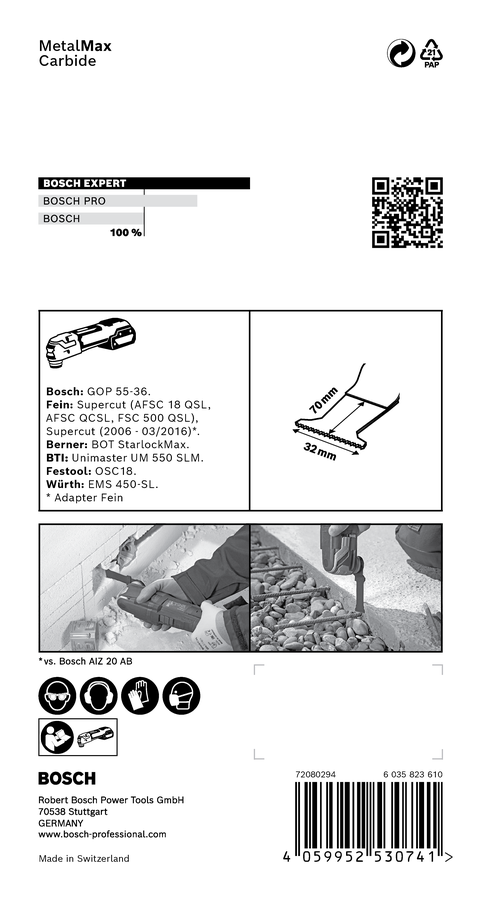 EXPERT MetalMax MAII 32 AIT Plunge Saw Blade