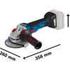 Cordless Angle Grinder GWS 18V-10 SC