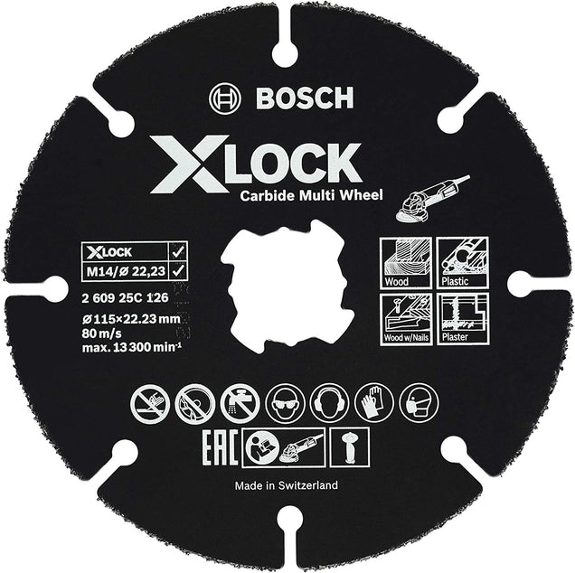 Víceúčelový kotouč Carbide Multi Wheel X-Lock