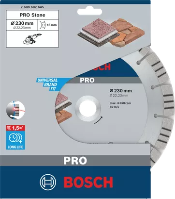 PRO Stone Diamond Cutting Disc (230 / 22.23 / 2.4)