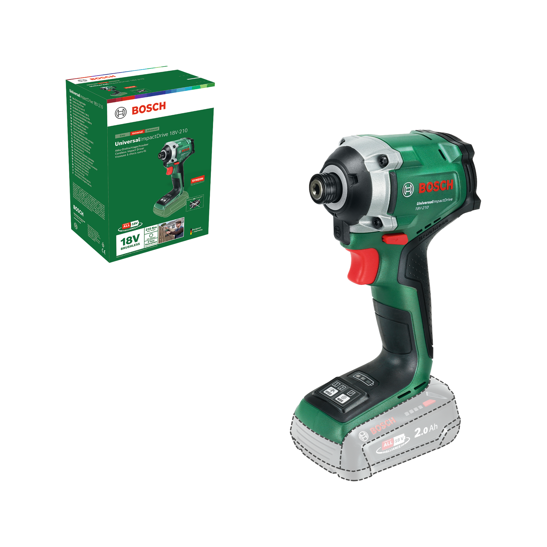 [product image, scope of delivery]