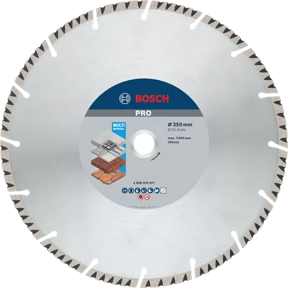 PRO Multi Material Diamond Cutting Disc (350 / 3.3)