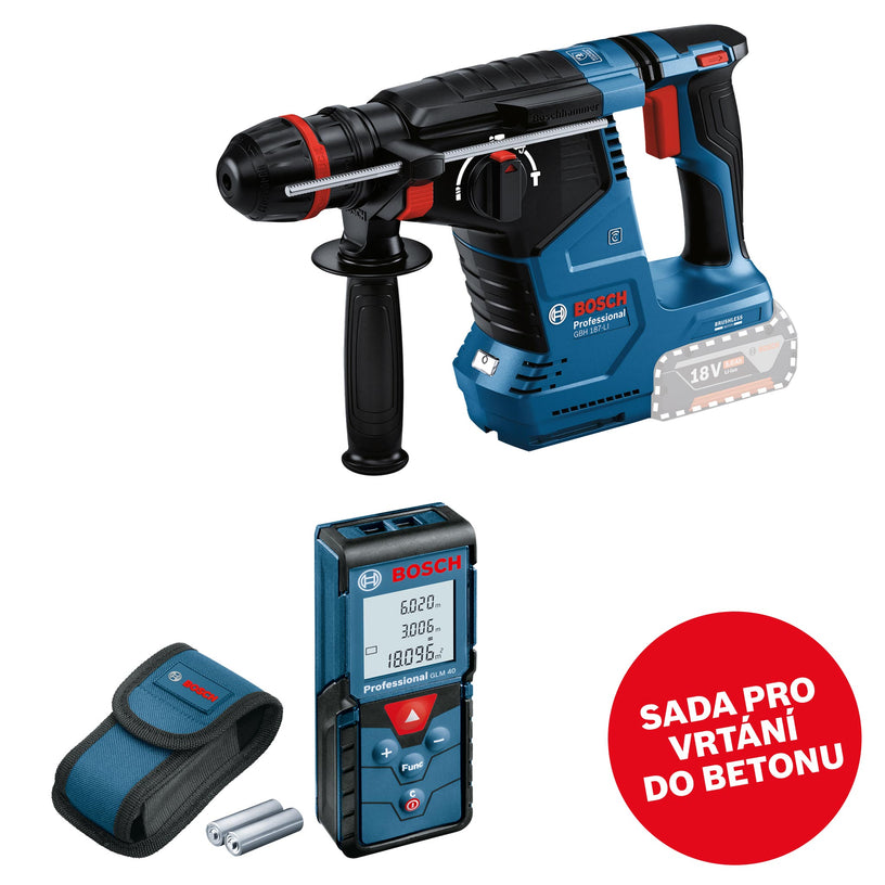 Profesionální sada: GBH 187 LI + GLM 40