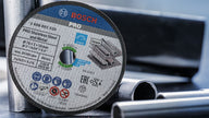 PRO Stainless Steel and Metal Bonded Cutting Disc, 76 x 1 x 10 mm