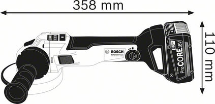 Angle grinder (cordless) GWS 18V-10 SC