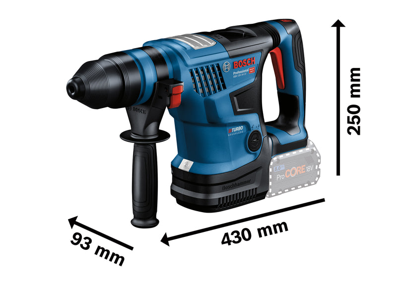 Cordless Rotary Hammer BITURBO with SDS plus GBH 18V-34 CF