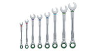 Ratchet Combination Wrench Set 8-Piece