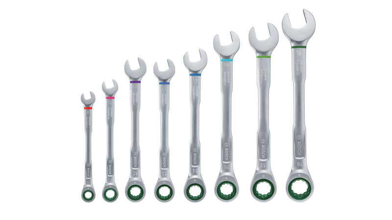 Ratchet Combination Wrench Set 8-Piece