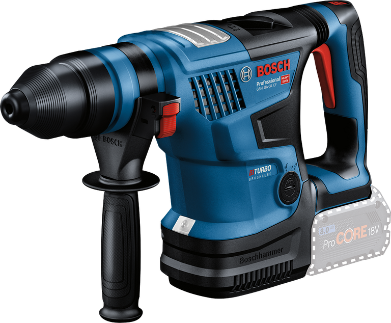 Cordless Rotary Hammer BITURBO with SDS plus GBH 18V-34 CF