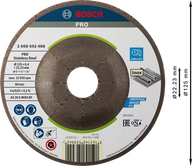 PRO Stainless Steel Bonded Grinding Disc (125 / 22.23)